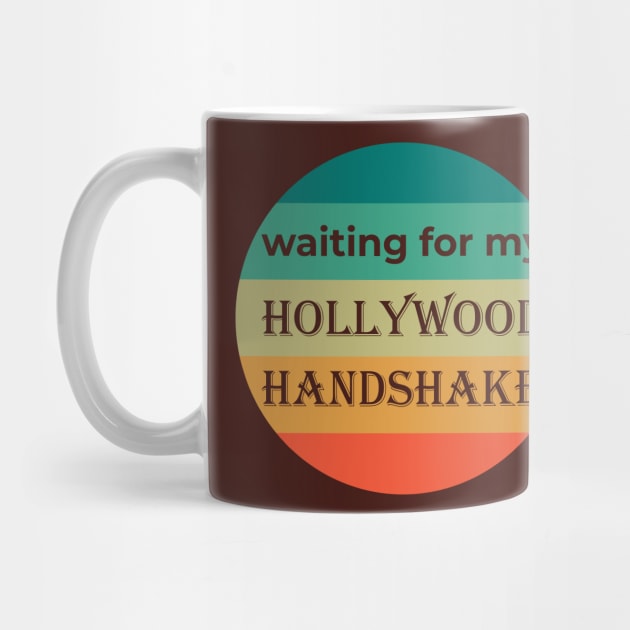 paul Hollywood handshake vintage circle by shimodesign